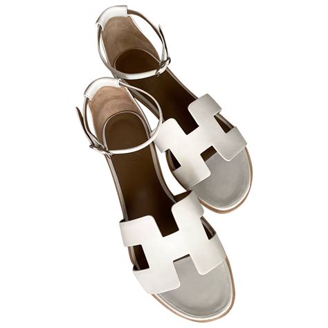 hermes santorini sandal white|Santorini sandal .